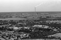 Aerial view of Flin Flon