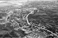 Aerial view of Flin Flon