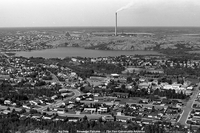 Aerial view of Flin Flon