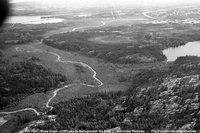 Aerial view of Flin Flon