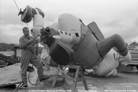 Restoration of Flintabbatey Flonatin statue