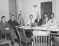 Doctors at Clinic Christmas Party 1946 