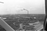Aerial view of Flin Flon and HBM&S Complex