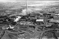 Aerial view of Flin Flon and HBM&S Complex