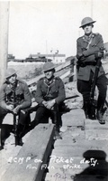 RCMP on picket duty 