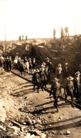 Arrested Strikers escorted to Station